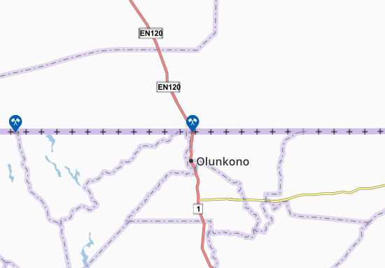 Kaart Plattegrond Oshikango