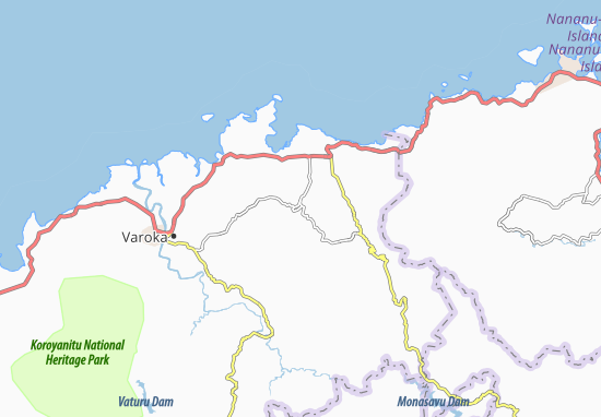 Mapa Vatukoula