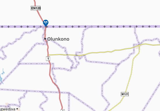 Mapa Ondobe
