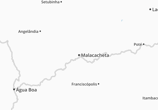 Mapa Malacacheta