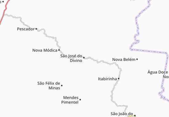 Mapa São José do Divino