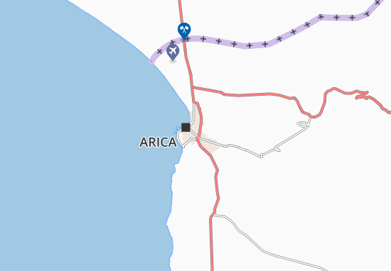 Mapa Arica