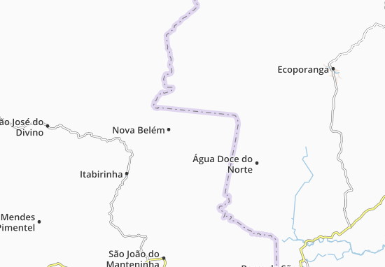 Mapa Nova Belém