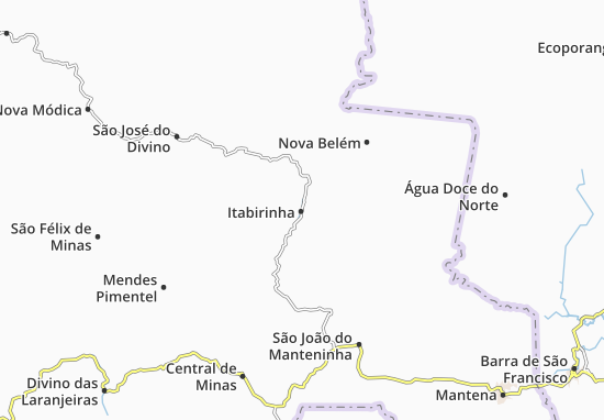 Mapa Itabirinha