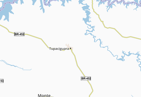 Karte Stadtplan Tupaciguara