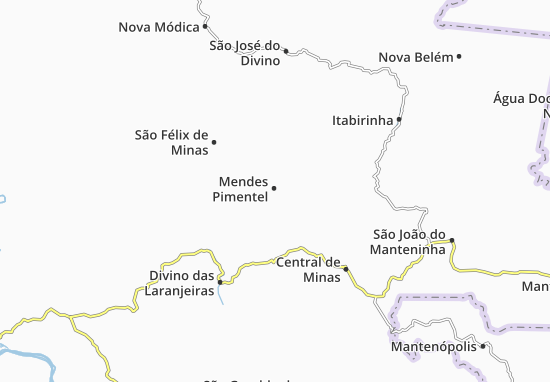 Mapa Mendes Pimentel