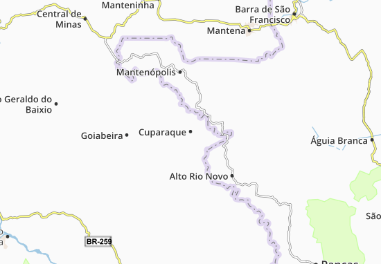 Mapa Cuparaque