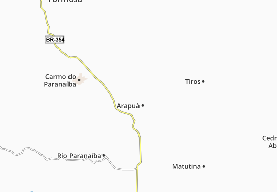 Arapuá Map