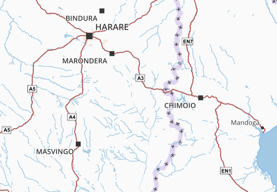 Mapa Manicaland
