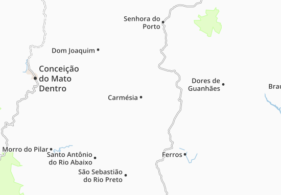 Kaart Plattegrond Carmésia