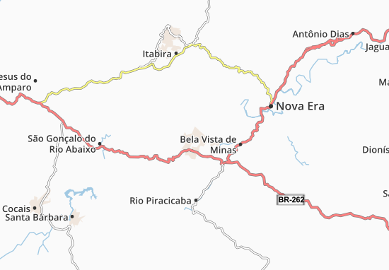 João Monlevade Map