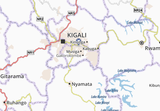 Kaart Plattegrond Nyarugugu