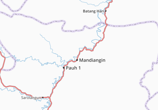 Mapa Mandiangin