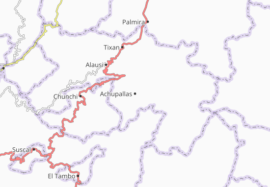 Karte Stadtplan Achupallas