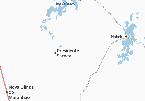 Mapa Presidente Sarney