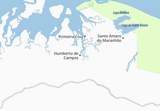 Karte Stadtplan Humberto de Campos