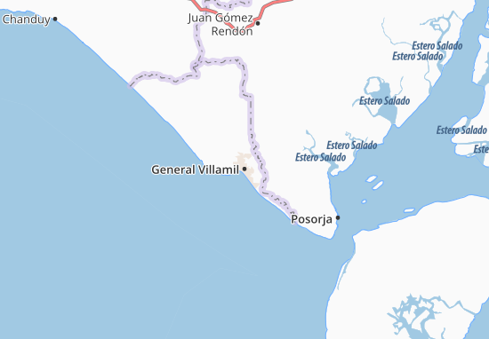 Mapa General Villamil