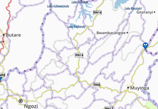 Kaart Plattegrond Vumbi-Bukuba