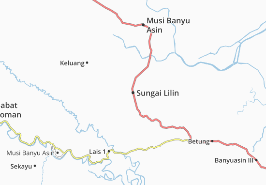 Sungai Lilin Map