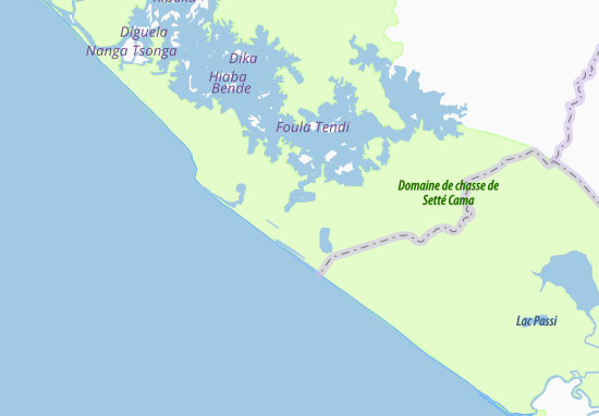 Mapa Gamba
