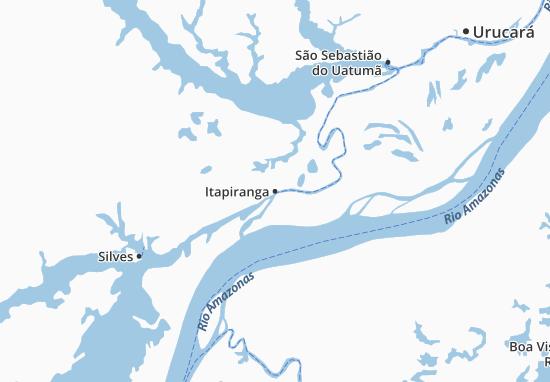 Kaart Plattegrond Itapiranga