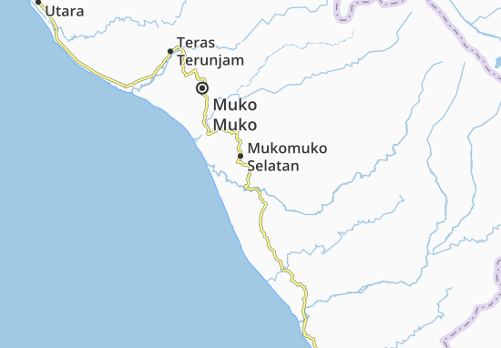 Mapa Mukomuko Selatan