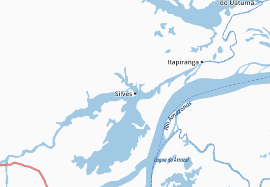 Karte Stadtplan Silves