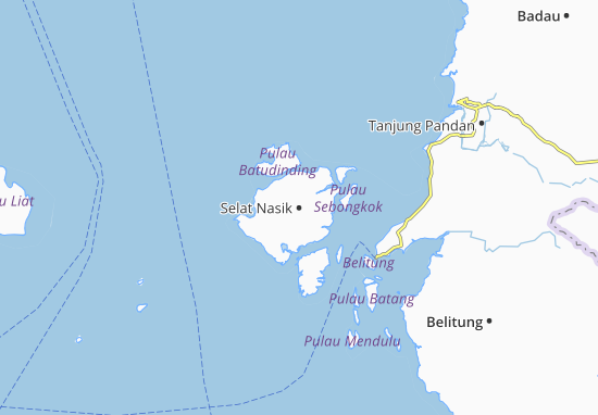 Mapa Selat Nasik