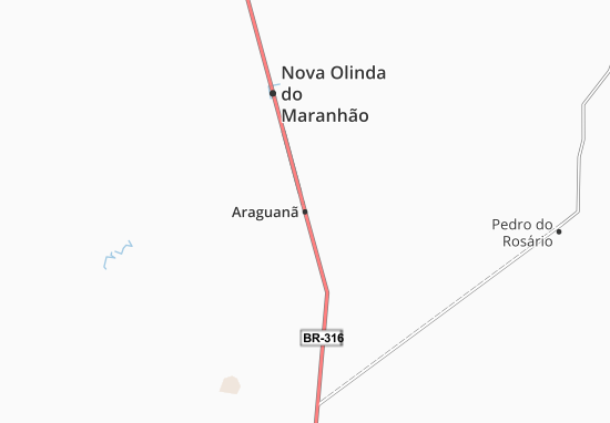Mapa Araguanã