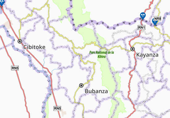 Mapa Buhoro