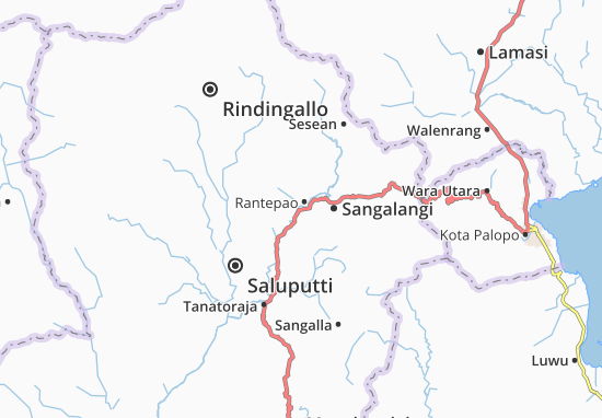 Mapa Rantepao