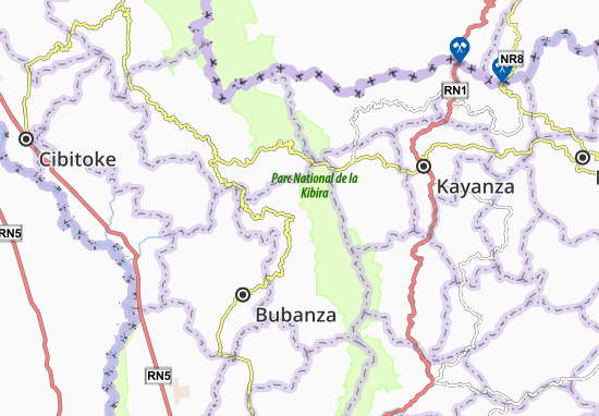 Mapa Kayange