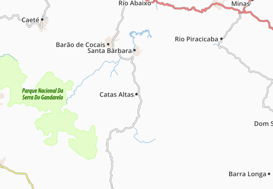 Karte Stadtplan Catas Altas