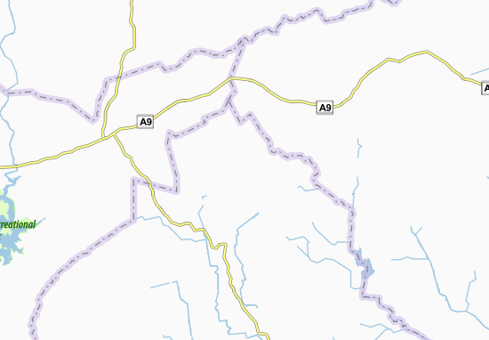 Mapa Bvukururu