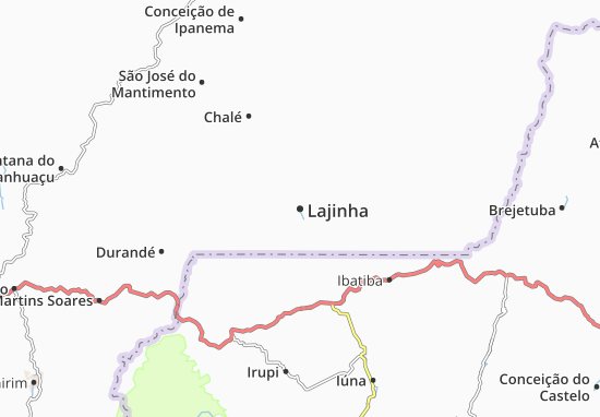 Mapa Lajinha