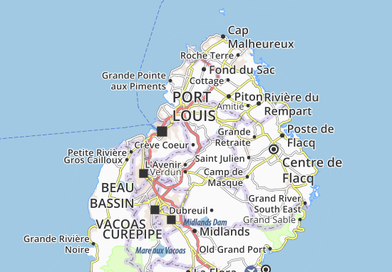Mapa Boulingrin