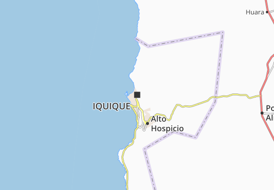 Kaart Plattegrond Iquique
