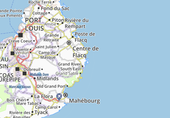 Mapa Beau Rivage