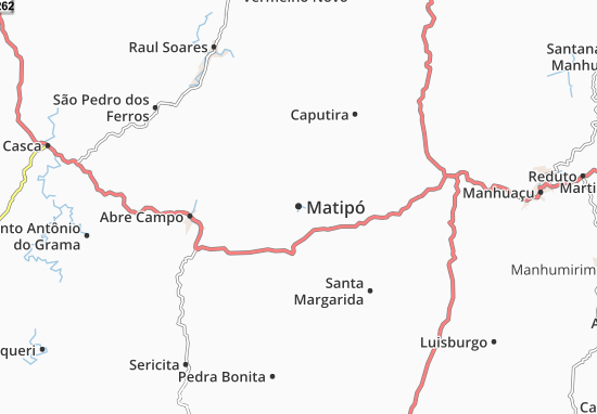 Karte Stadtplan Matipó
