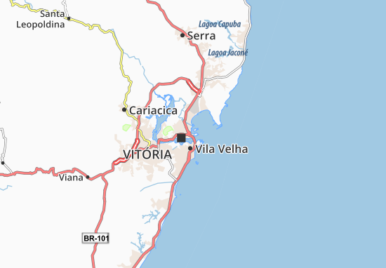 Mapa Santa Helena