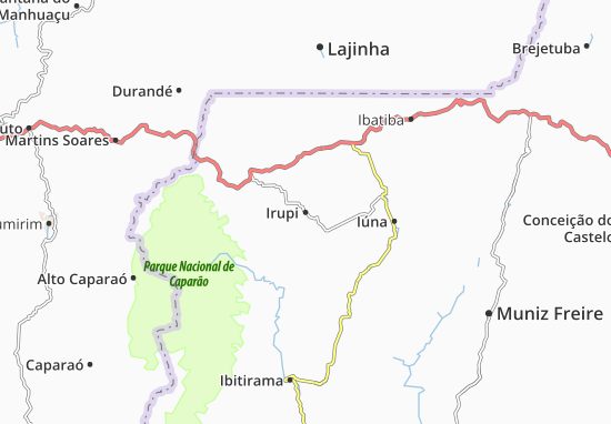 Mapa Irupi