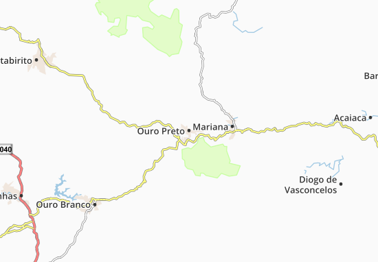 Carte-Plan Ouro Preto
