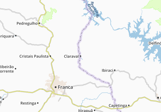 Mapa Claraval
