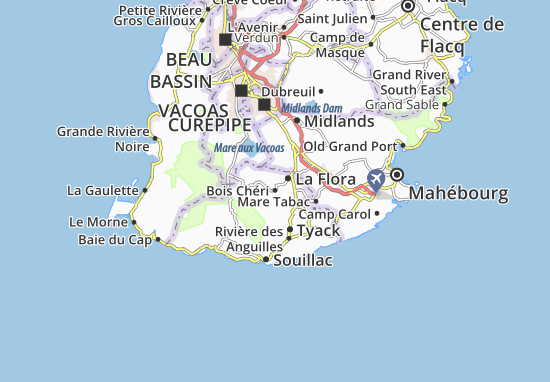 Bois Chéri Map
