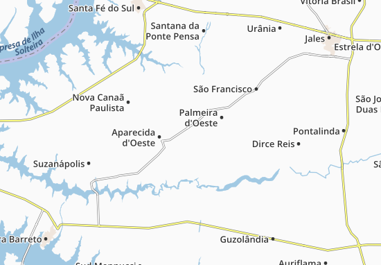 Karte Stadtplan Marinópolis