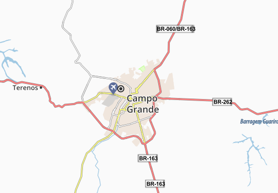 Karte Stadtplan Vila São Gabriel