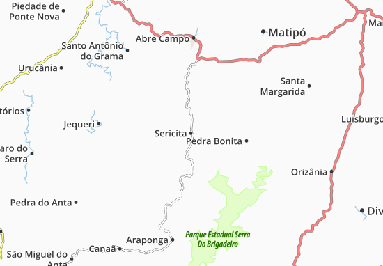 Karte Stadtplan Sericita