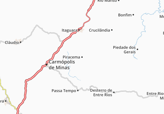 Mapa Piracema