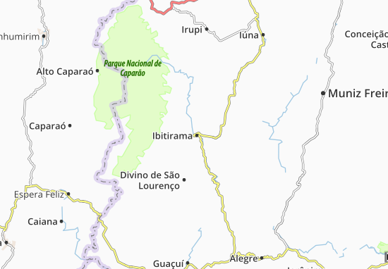 Mapa Ibitirama