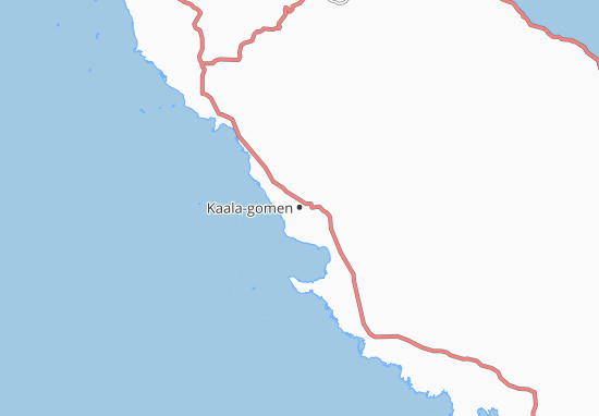 Karte Stadtplan Kaala-gomen